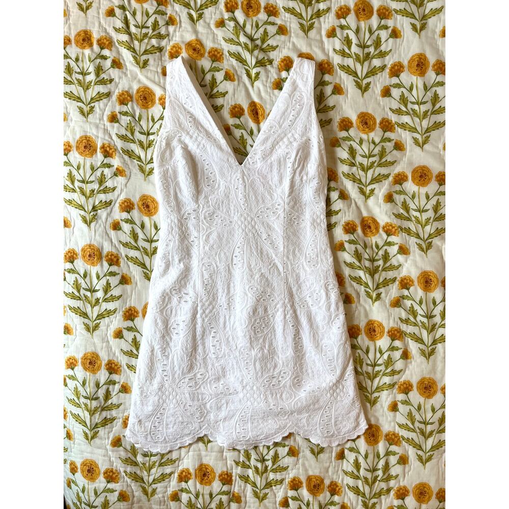 Lilly Pulitzer White Lace Mini Dress